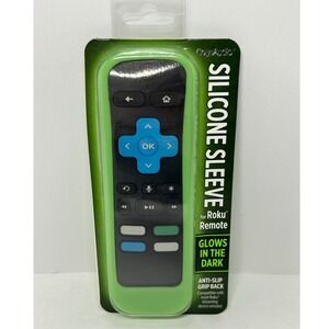CoreAudio Glow in the Dark Silicone Sleeve for Roku Remote Lime Green New